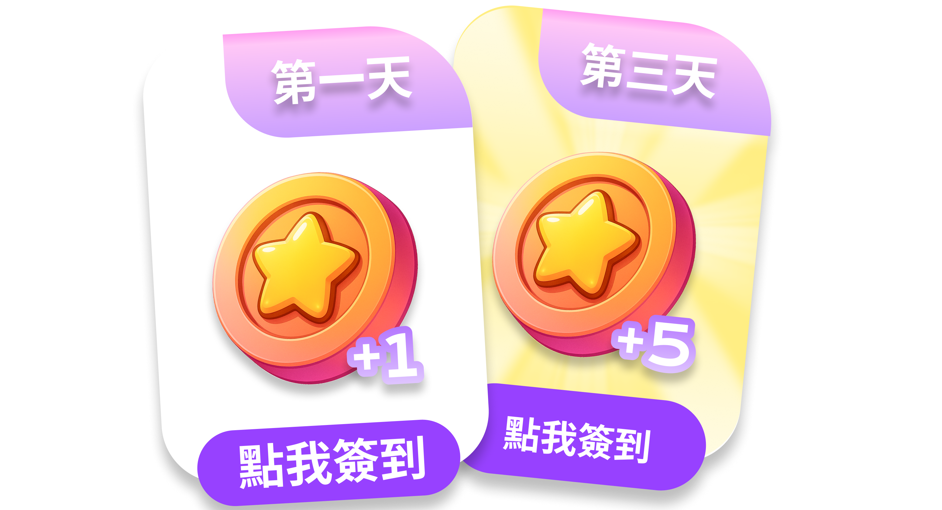 每日簽到領點數