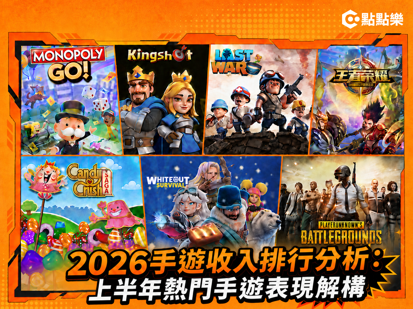 <p>2026 手遊收入排行分析：上半年熱門手遊表現解構</p>